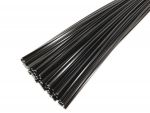 Plastic welding rods PE-LD 6mm Triangular Black 1kg rods